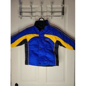 Oshkosh Blue And Gold Puffer Jacket 24 months